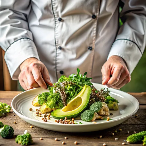 अवोकाडो और साबुत अनाज का सलाद